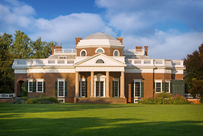 Jefferson's Greek Revival plantation mansion